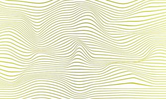 guld linje vågor på vit bakgrund, abstrakt bakgrund vektor design
