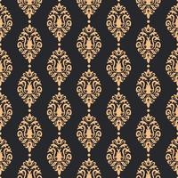 klassisk gammal damast- sömlös mönster prydnad kunglig victorian lyx mönster vektor