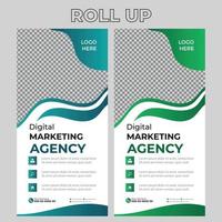 Corporate-Rollup-Banner-Design vektor