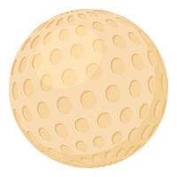 golf boll ikon, tecknad serie stil vektor