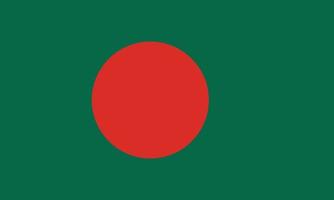 bangladesh flagga vektor illustration