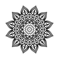 mandala design dekorativ mönster dekoration snöflinga vektor