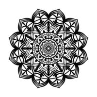 mandala design dekoratives muster dekoration schneeflocke vektor