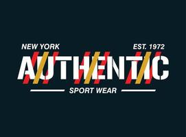 ny york äkta sportkläder årgång mode, vektor illustration