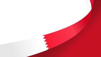 bahrain nationell dag firande bakgrund. vektor