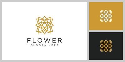blomma natur logotyp formgivningsmall vektor