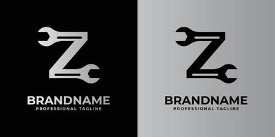 brev z rycka logotyp, lämplig för några företag relaterad till rycka med z initialer. vektor
