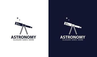 astronomi logotyp mall enkel design vektor