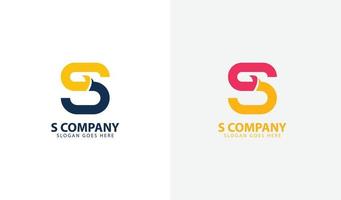 initialer brev företag logotyp mall vektor