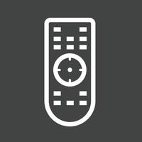 Invertiertes Symbol für die Remote-Leitung vektor