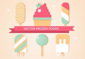 Gratis Vector Ice Cream Frysta Frukt