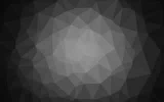 mörk silver, grå vektor abstrakt polygonal layout.