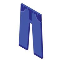 blå jeans ikon, isometrisk stil vektor