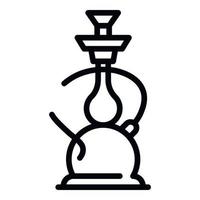 Shisha-Symbol, Umrissstil vektor