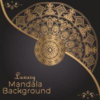 luxus mandala dekoratives ethnisches element vektor