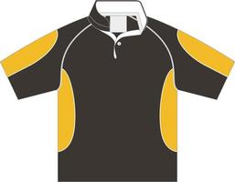 t-shirt sport design mall för fotboll jersey. sport enhetlig i främre se. tshirt falsk upp för sport klubb. vektor illustration