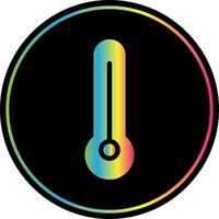 Thermometer leeres Vektor-Icon-Design vektor