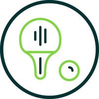 Tischtennis-Vektor-Icon-Design vektor