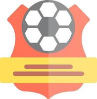 Fußballverein-Vektor-Icon-Design vektor