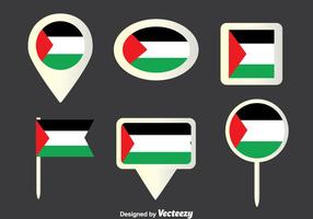 Gaza strip samlingsvektor vektor