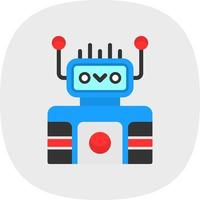 robot vektor ikon design