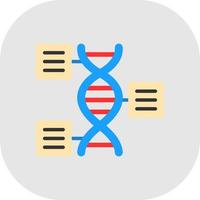 funktionell genomik vektor ikon design