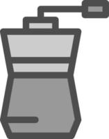 Kaffeemühle-Vektor-Icon-Design vektor