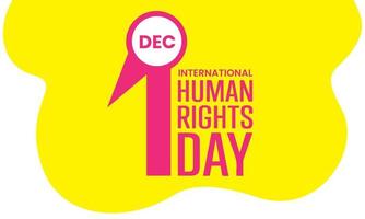 Verwendung der Zahl 0 als Symbol für die Freiheit zum Internationalen Tag der Menschenrechte. webbanner für soziale gleichheit. Internationaler Tag der Demokratie Vektor Banner Template Design eps.