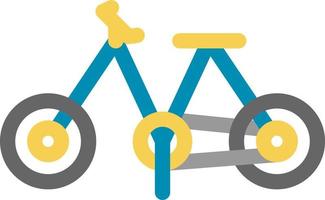 Fahrrad-Spielzeug-Vektor-Icon-Design vektor