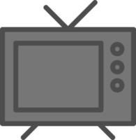 TV-Vektor-Icon-Design vektor