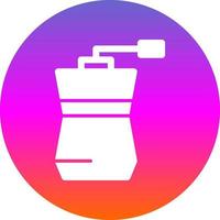 Kaffeemühle-Vektor-Icon-Design vektor