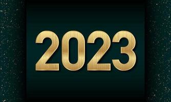 2023 frohes neues Hintergrunddesign. vektor