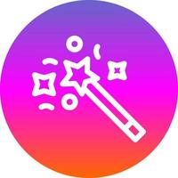 magi wand vektor ikon design