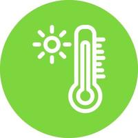 Thermometer-Vektor-Icon-Design vektor