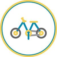 Fahrrad-Spielzeug-Vektor-Icon-Design vektor