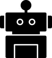 Robotik-Vektor-Icon-Design vektor