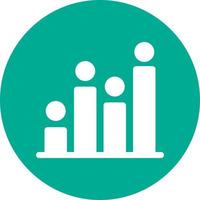 statistisk analys vektor ikon design