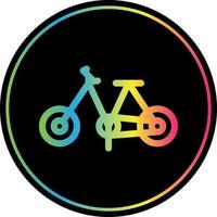 Fahrrad-Spielzeug-Vektor-Icon-Design vektor