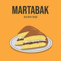 süßes martabak indonesien vektor