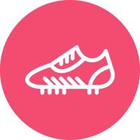 Fußballschuhe Vektor-Icon-Design vektor