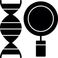 erkunden sie das design von dna-vektorsymbolen vektor