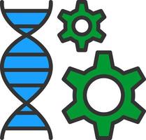 genetisk teknik vektor ikon design