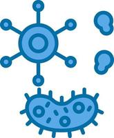 Design von Bakterien- und Virenvektorsymbolen vektor