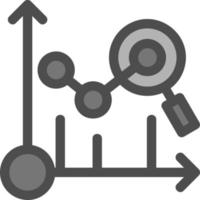 Predictive Analytics-Vektor-Icon-Design vektor