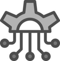 neuralt teknik vektor ikon design