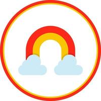 Regenbogen-Vektor-Icon-Design vektor