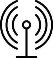 Antennenvektor-Icon-Design vektor