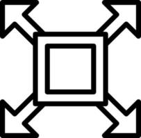 Vollbild-Vektor-Icon-Design vektor