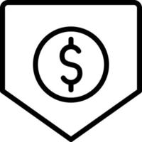 Taschengeld-Vektor-Icon-Design vektor