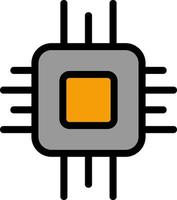 CPU-Vektor-Icon-Design vektor